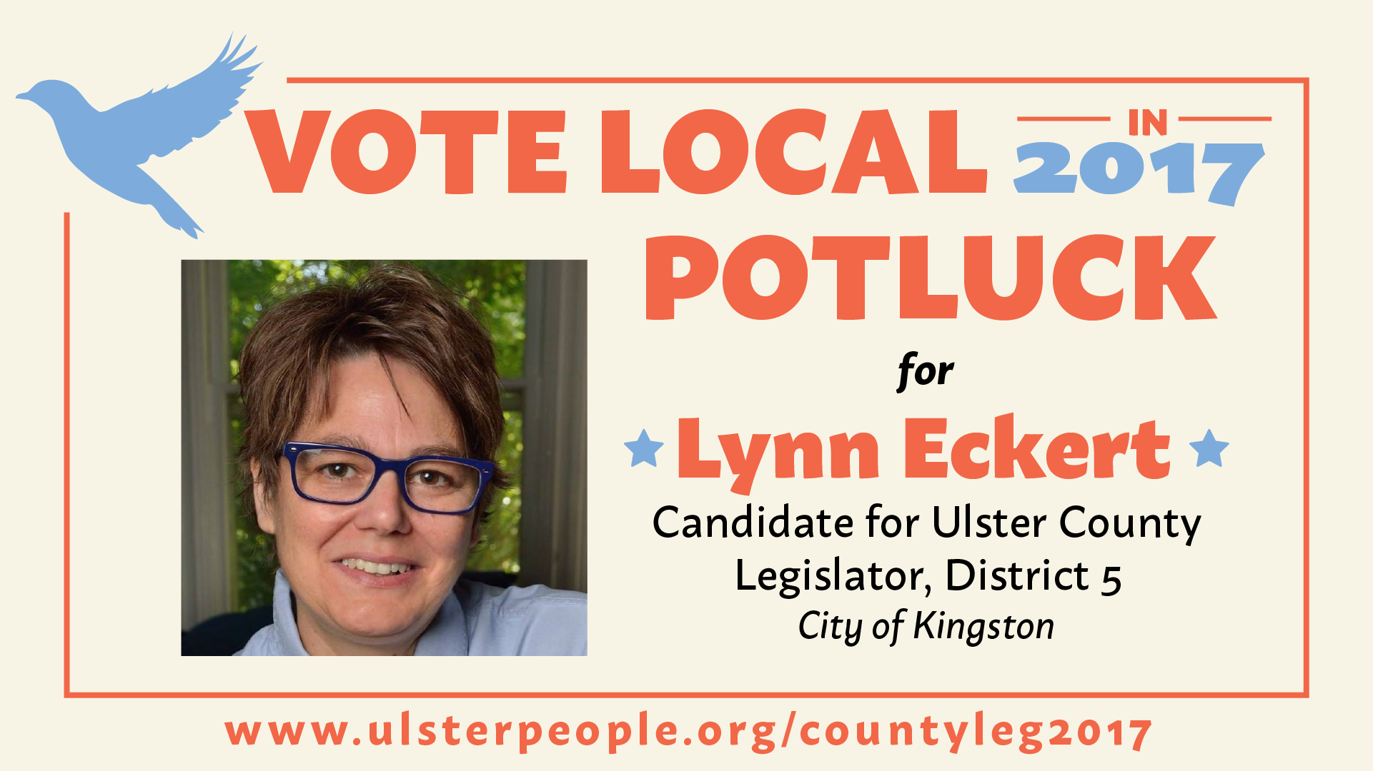 Vote Local Potluck for Lynn Eckert